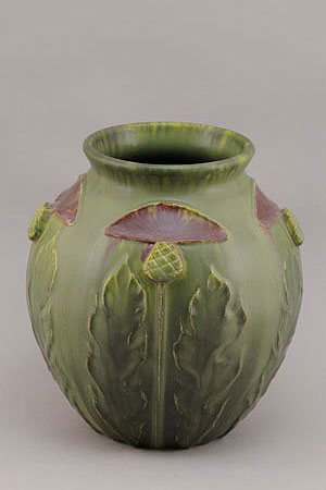 Round Thistle Vase