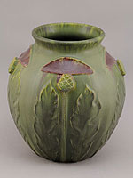 Round Thistle Vase